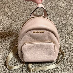 Michael Kors Blush Leather Backpack